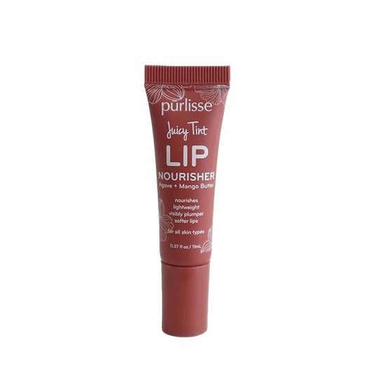 Purlisse Juicy Tint Lip Nourisher - Tinted Lip Moisturizer (Nude Shine)