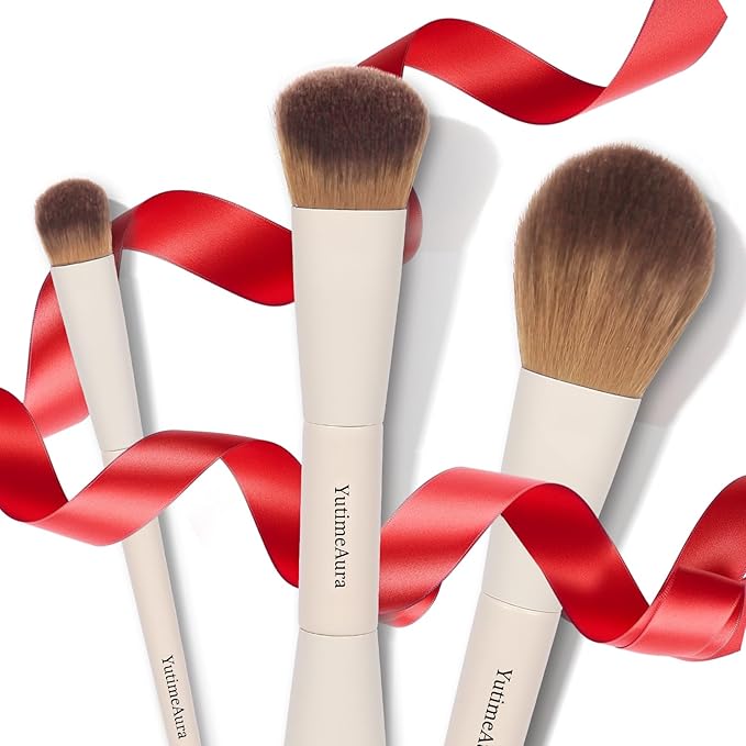 Makeup Brush Set 10pc, Dual-Ended Makeup Brushes For Bronzer, Contour, Eyeshadow, Blush, Concealer & Foundation Application