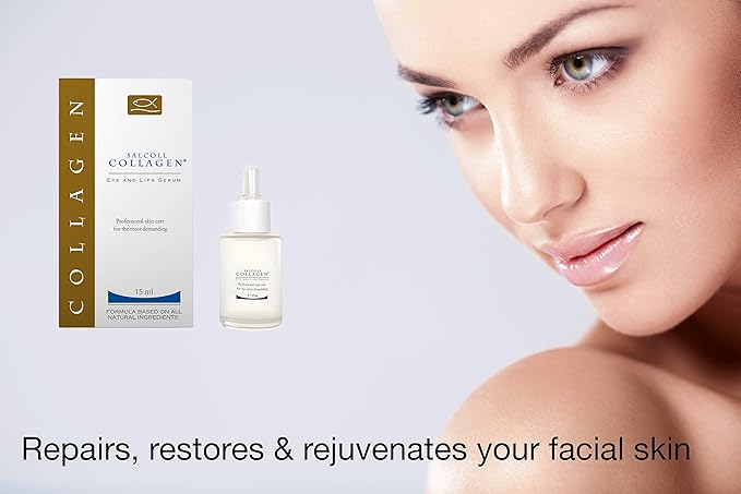 Anti-Aging Eye & Lip Serum - Anti-Wrinkle, Hypoallergenic Face Treatment For Women & Men, Reduces Eye Bags, Dull Skin, Dark Circles, 15 ml