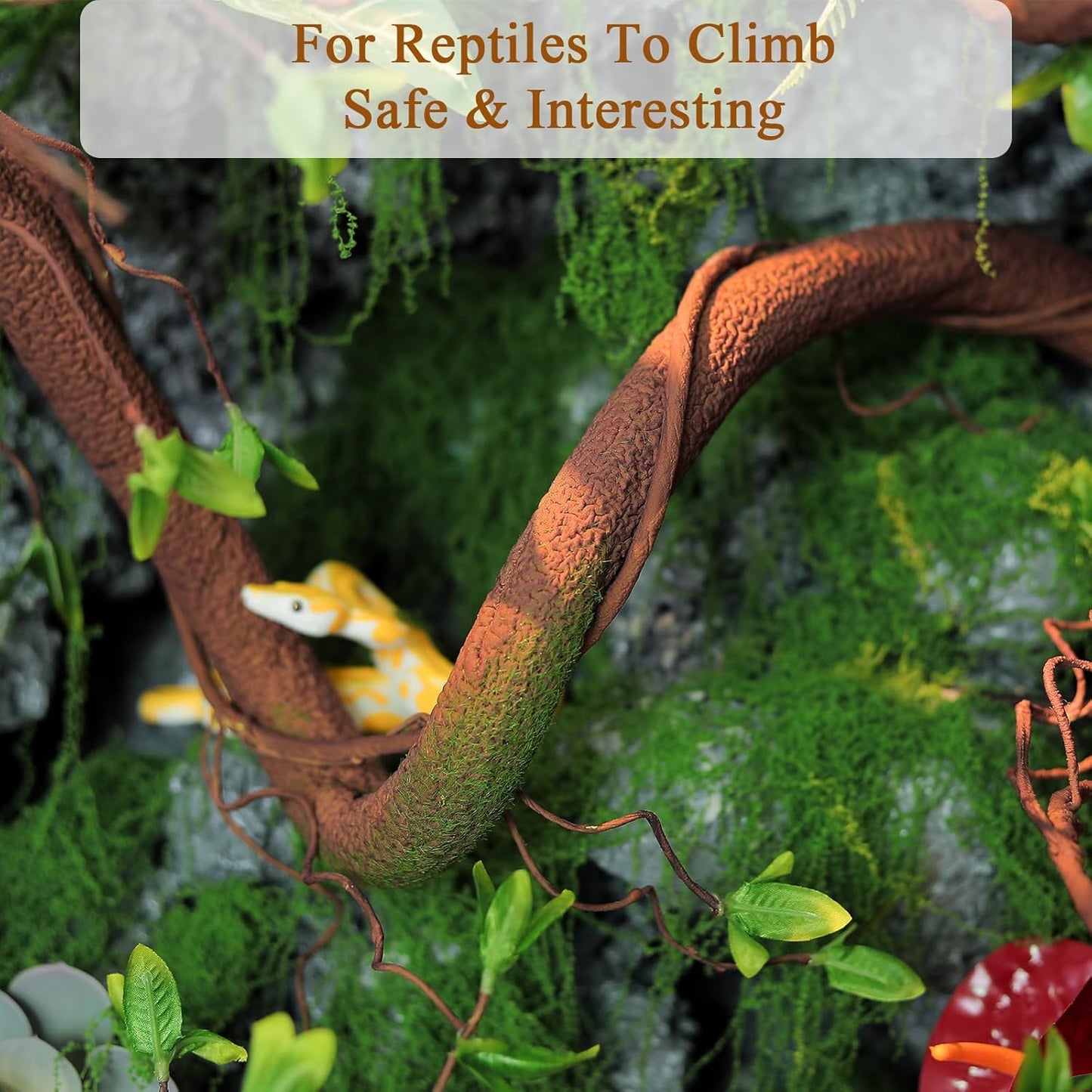 Bendable 63in Artificial Tree Twigs Cane Vine Branches Fake Plants Trunk Garland with Leaves for Home Wedding Garden Wall Hanging X'Mas Christmas Thanksgiving Day Decoration