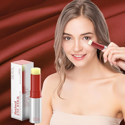 Retinol Eye Cream,Anti Aging Eye Cream, Retinol Eye Stick for Dark Circles and Puffiness Bags Treatment, Eye Balm Instantly Brighten,Under Eye Cream,Eye Cream for Wrinkles,Reduces Fine Lines