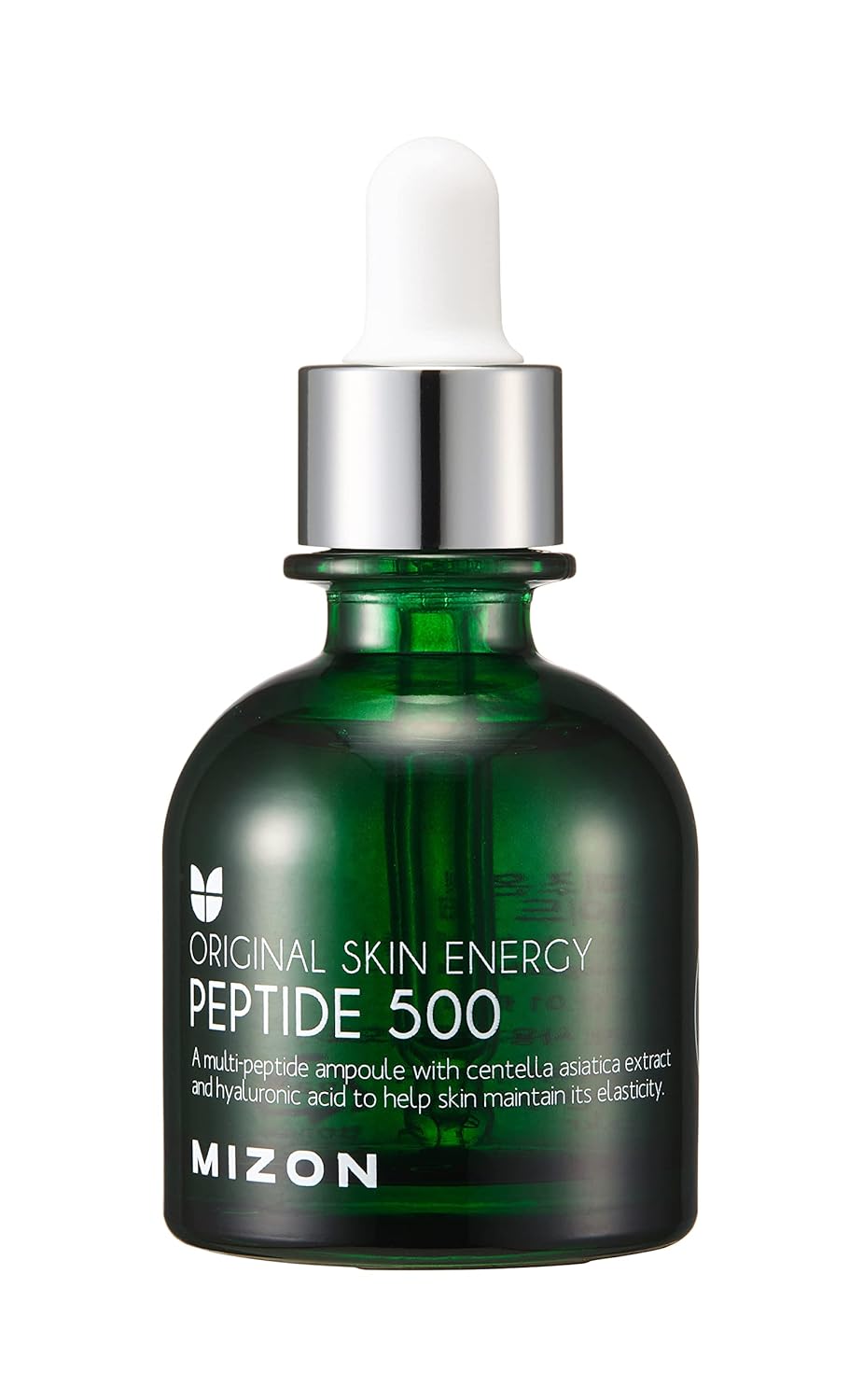 MIZON Peptide 500 Ampoule Peptides Adenosine Hyaluronic Acid Centella Asiatica Skin Elasticity Moisturizing Collagen Booster Korean Serum (1.01 fl. oz)