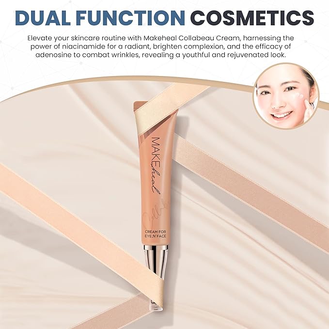 Collabeau Eye and Face Cream Special Set, Intensive Elasticity Care, Hydrolyzed Collagen, Elastin, Hyaluronic Acid, Soft and Supple Skin, Wrinkle Care, Mediheal Skincare (25ml x 4ea)